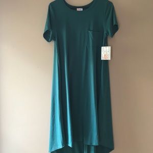XS Solid Teal Lularoe Carly